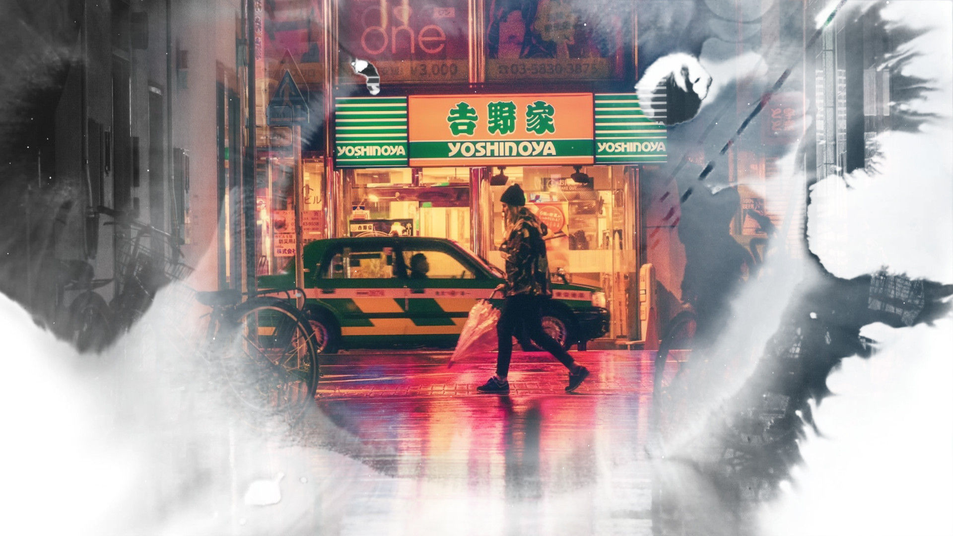 墨水遮罩效果幻灯片动画素材库精选AE模板