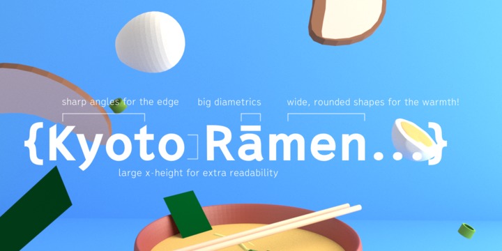 Ramen Sans Font Family素材之家精选英文字体