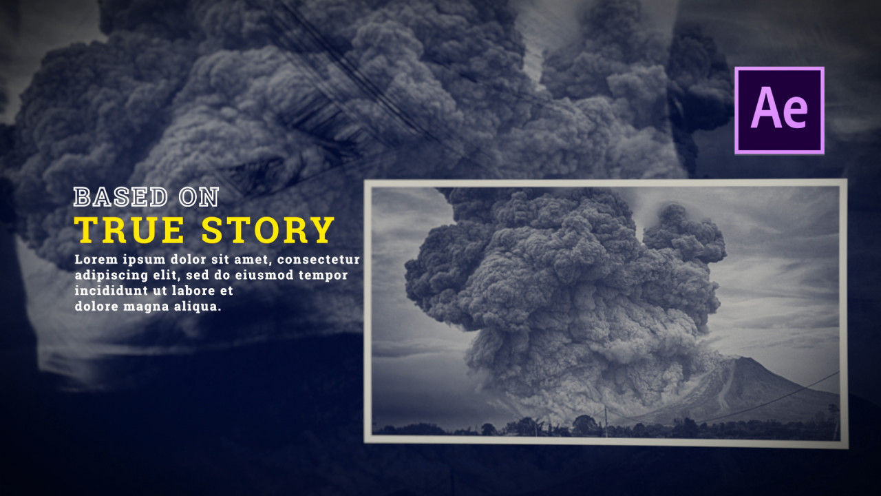 历史记忆幻灯片动态动画素材库精选AE模板