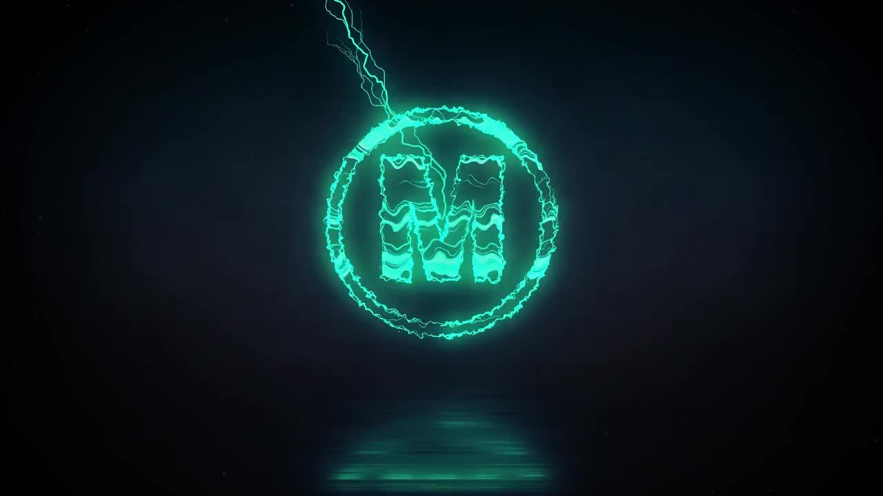 小故障电子徽标显示素材库精选AE模板