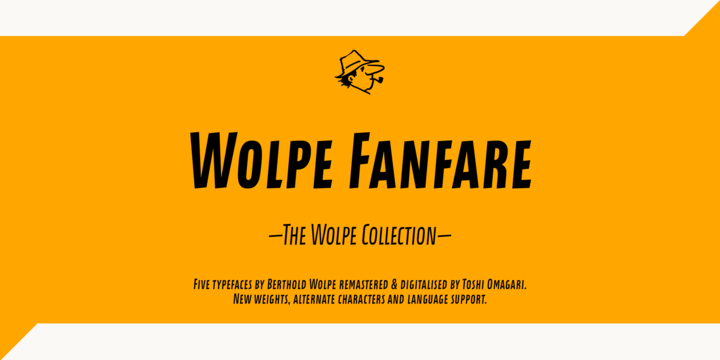 Wolpe Fanfare Font Family素材之家精选英文字体