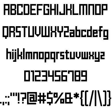 BrickShapers font插图1