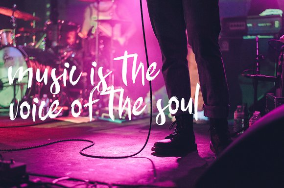 THE Heattoo BRUSH FONT插图1