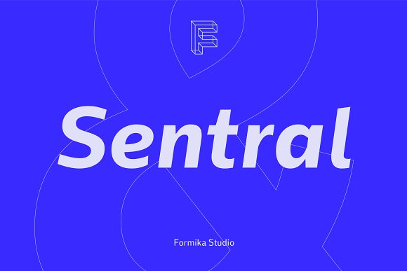 Sentral Font素材之家精选英文字体