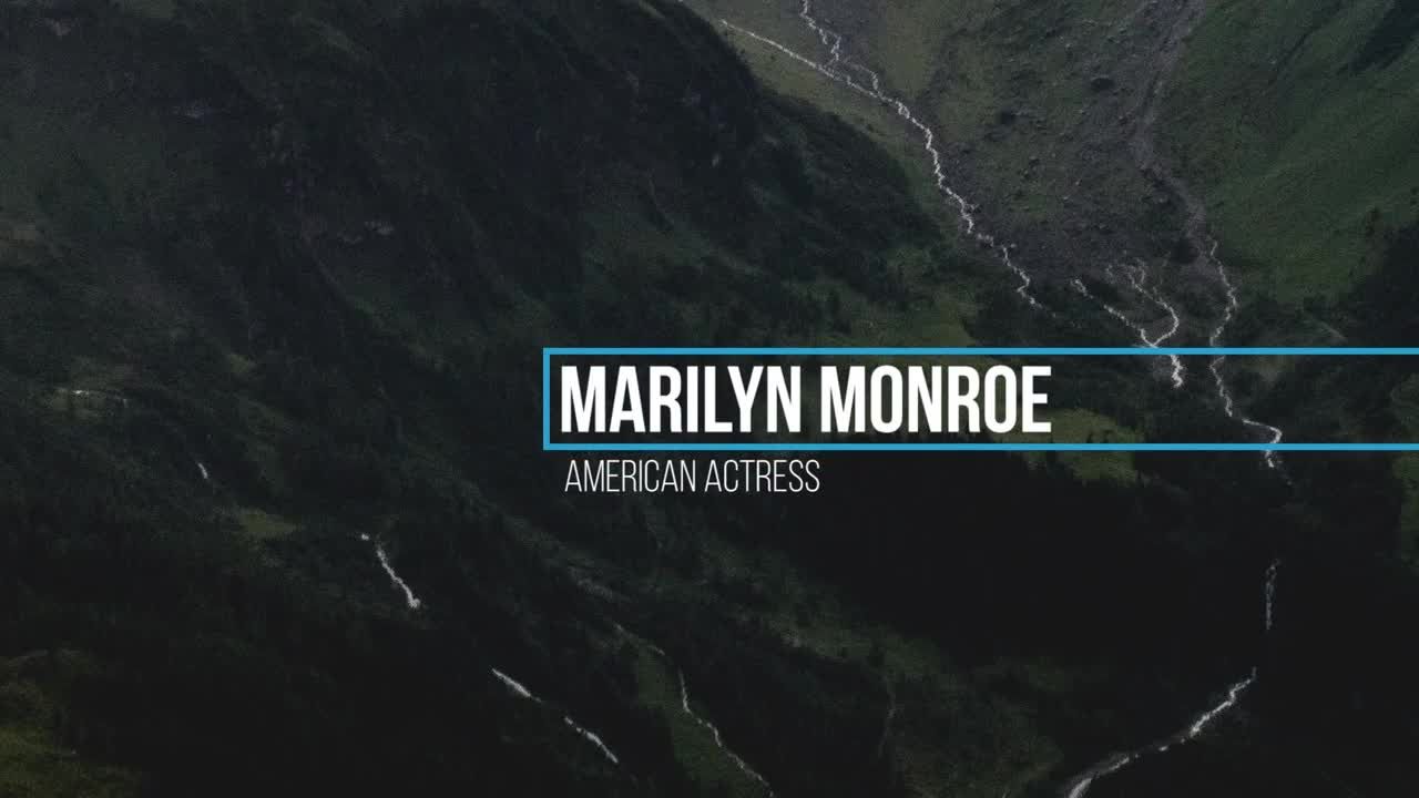 10个流畅设计精美的简单低三分之一标题动画素材库推荐PR模板