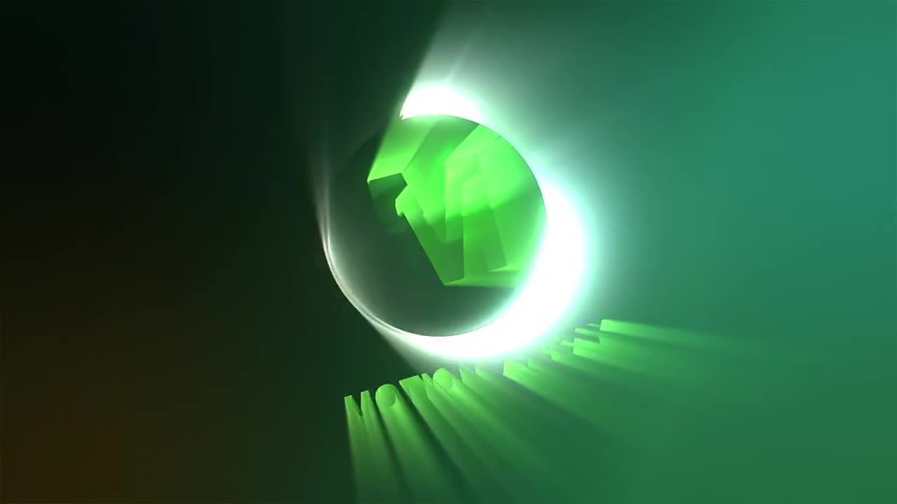 现代动态闪烁灯光logo展示ae模板