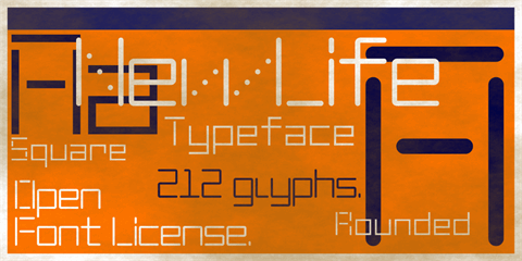 NewLife-Square font素材之家精选英文字体