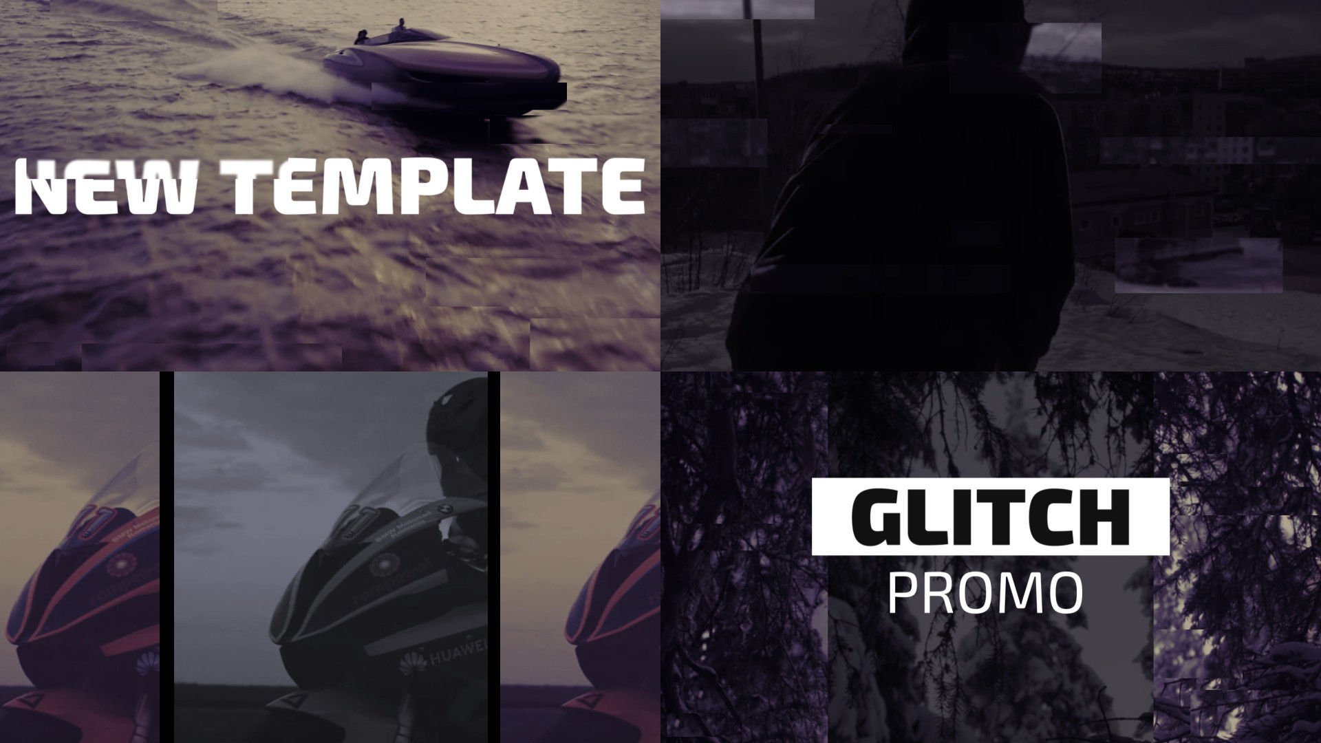 多功能现代时尚标题文字素材库精选AE模板