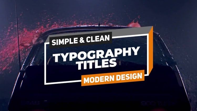 12个干净精美的标题动画素材库精选AE模板
