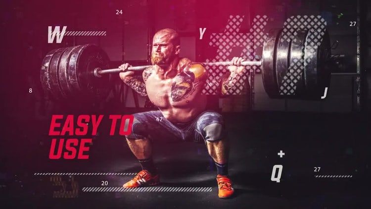 动作电源开场白是一个动态的素材库精选AE模板