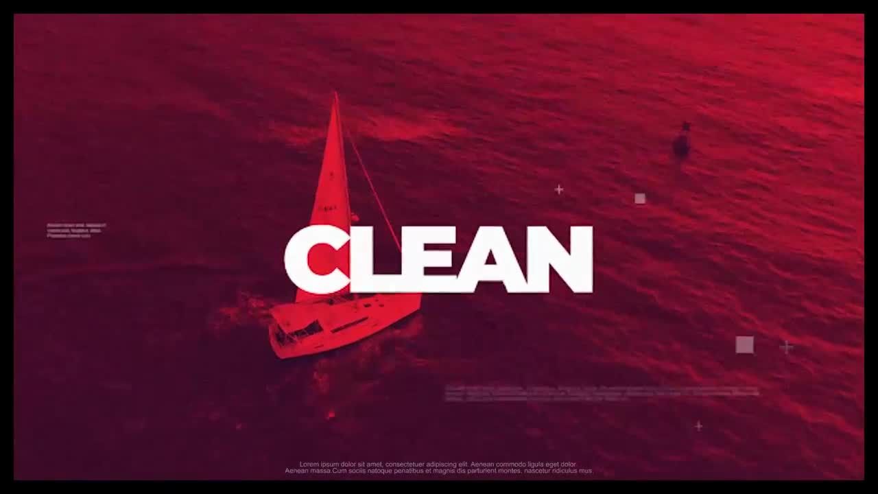 创意文本动画和炫酷的着色效果Pr模板