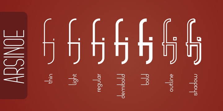 简约无衬线字族 Arsinoe Font Family插图(4)