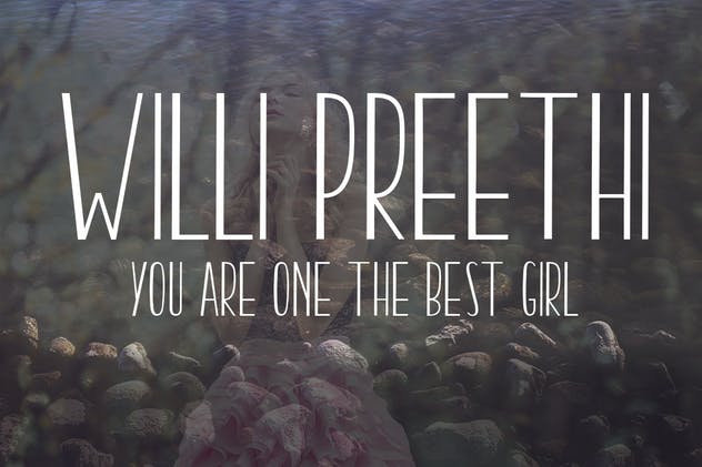 细长手写书法英文无衬线字体 Billgrotia插图(6)