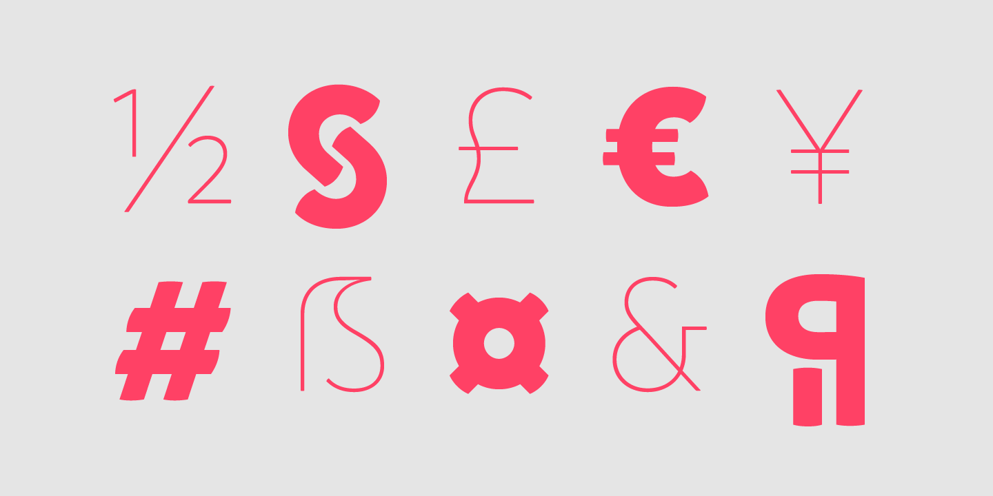 现代无衬线英文字体 Branding Family插图(20)